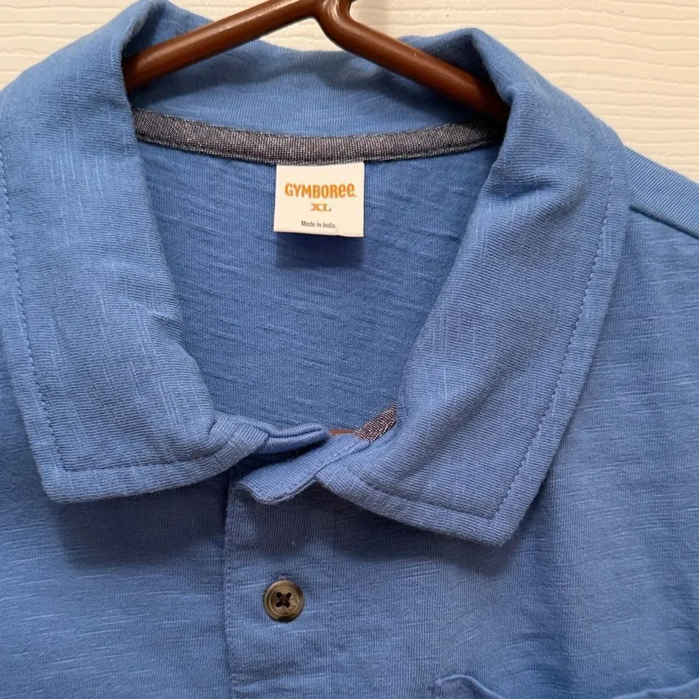 Gymboree Youth Boys Size XL (14-16) Sky Blue Polo Shirt
